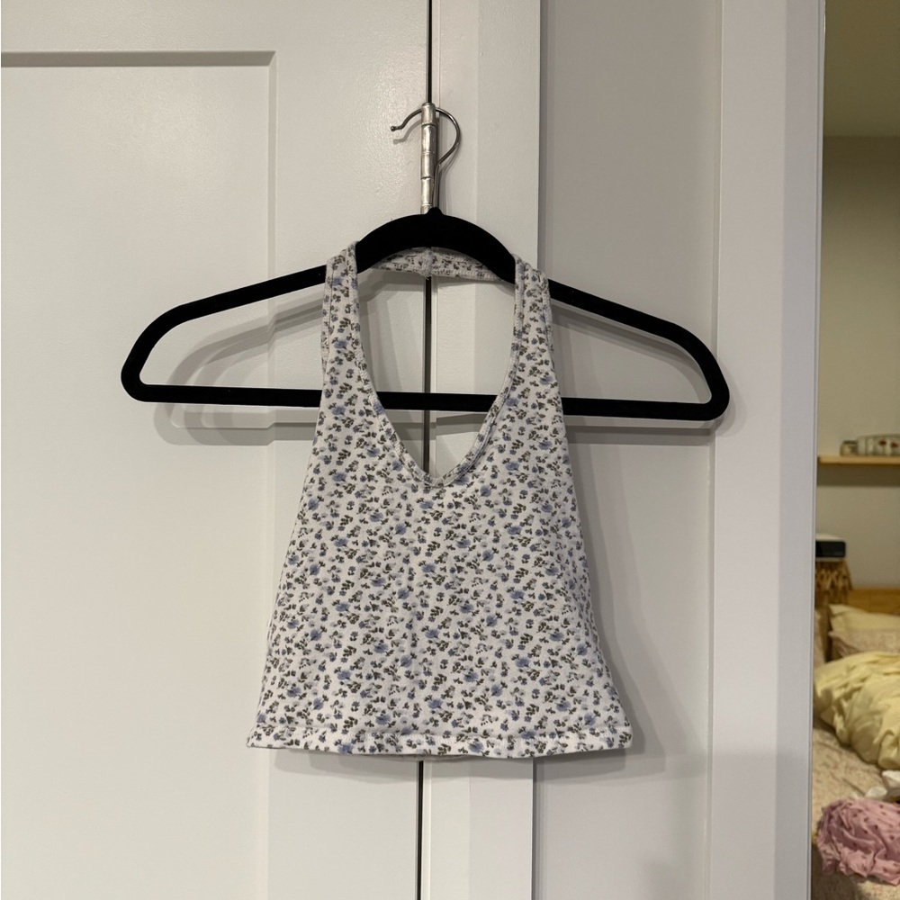 Hollister Floral Print Halter Top